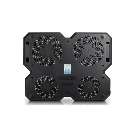 Deepcool | Multicore x6 | Notebook cooler up to 15.6"" | Black | 380X295X24mm mm | 900g g - 7
